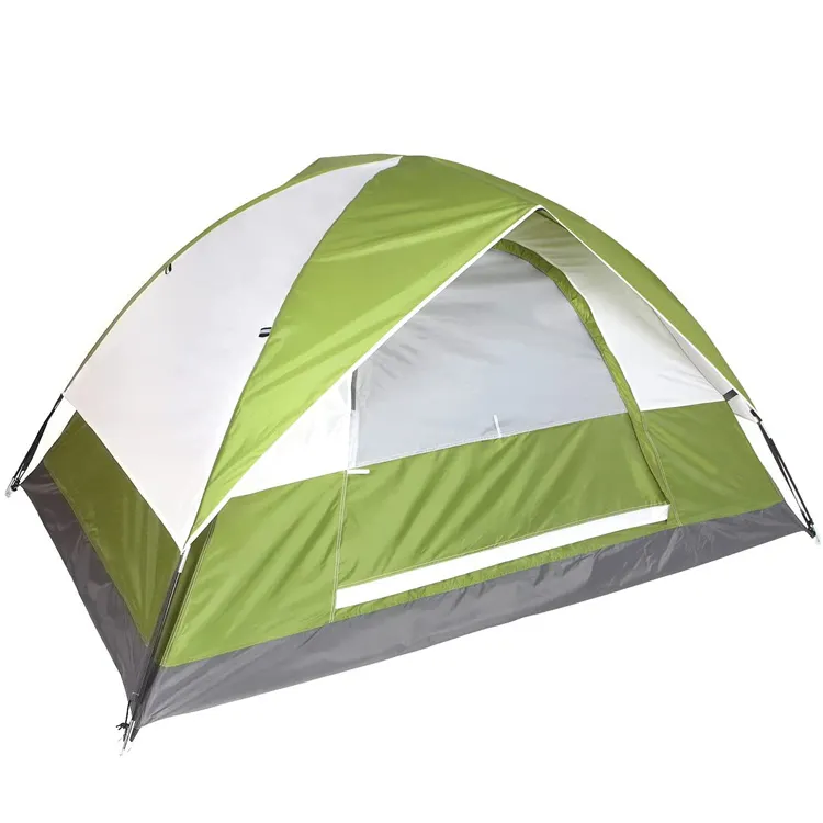 Pengaturan Mudah Kustom Tenda Berkemah Luar Ruangan Antiair Portabel Tenda Ringan 2 Pria