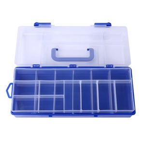 Grande boîte de rangement portable et étanche <span class=keywords><strong>pour</strong></span> <span class=keywords><strong>leurres</strong></span> de pêche, idéale <span class=keywords><strong>pour</strong></span> la pêche en mer et en lac, accessoires multifonctionnels en plastique - Product Image 3