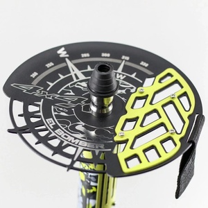 Narguile de Lujo Ruso de Acero Inoxidable 304, Último Modelo, Shisha Qalyan EL BOMBER OFF ROAD 4X4 Race Hookah - Product Image 5