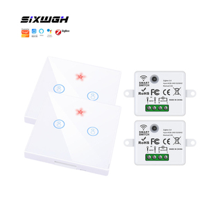 SIXWGH Smart Home Zigbee Switch Kit Télécommande Tactile Sans Fil Fonctionne Avec Alexa Google <span class=keywords><strong>Assistant</strong></span> Voix Meilleur Prix - Product Image 1
