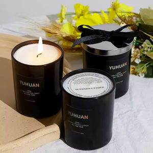 เทียนหอมอโรมาเธอราพีจากถั่วเหลือง ทำมือ สไตล์โมเดิร์น กลิ่นหอมจากน้ำมันหอมระเหย สำหรับคริสต์มาส งานแต่งงาน วันเกิด - Product Image 2