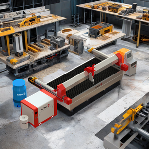 Aitao เครื่องตัดหินอัตโนมัติ CNC แบบ3แกน SD4018ตัดอย่างมีประสิทธิภาพแบริ่งหินอ่อนหินแกรนิตแกนเกียร์เครื่องยนต์ PLC - Product Image 2