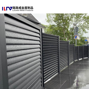 Panneau d'écran de clôture à persiennes en aluminium Clôture horizontale en aluminium de confidentialité - Product Image 2