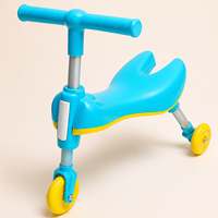 Trottinette à 3 roues pour tout-petits en PVC et ABS, jouet pour enfants, utilisation intérieure et extérieure, OEM personnalisé