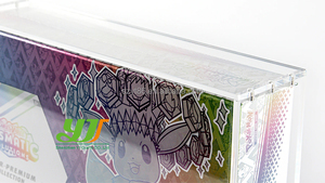 Boîte de collection Super Premium avec logo personnalisé <span class=keywords><strong>Pokemon</strong></span> Prismatic Evolutions SPC en acrylique, protégée contre les UV, avec couvercle magnétique - Product Image 3
