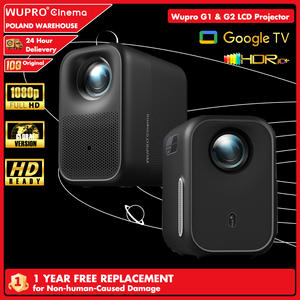 Wupro/oem G2 G1พกพา HDR10 320 ISO Lumens Google TV mini 1080P Full HD 4K รองรับวิดีโอแอลซีดีโปรเจคเตอร์ - Product Image 1