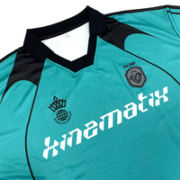 Camiseta de Fútbol Retro Deportiva Vintage Unisex Sublimada Personalizada, Manga Corta, 100% Poliéster, Antibacteriana, de Secado Rápido