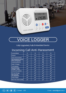 1CH Prévention du Crime Téléphone <span class=keywords><strong>Fixe</strong></span> Enregistreur D'appel, Une Seule <span class=keywords><strong>Ligne</strong></span> de Sécurité Anti-Harcèlement et Téléphone Répondeur - Product Image 6