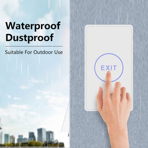 Alta qualità manuale allarme antincendio attivazione sensore tattile porta plastica pulsante romanzo bianco 12v - Product Image 6