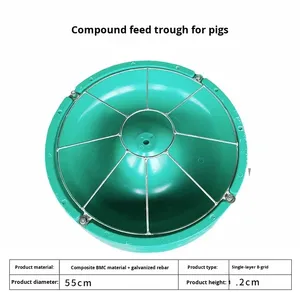 Nueva Cubierta Ecológica para Comedero <span class=keywords><strong>de</strong></span> Lechones con Ranura Redonda <span class=keywords><strong>de</strong></span> Alimentación <span class=keywords><strong>de</strong></span> Resina Compuesta y Herramienta para la Cría <span class=keywords><strong>de</strong></span> Cerdos - Product Image 6
