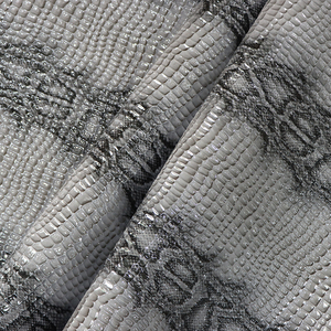 Kim Loại Bóng Động Vật <span class=keywords><strong>Python</strong></span> Rắn Cá Sấu Da Nổi PVC Vinyl Da Tổng Hợp Chất Liệu Cho Túi Xách Giày Trang Trí - Product Image 4