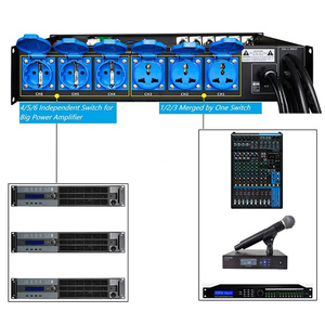 Bộ phân phối nguồn âm thanh cho loa siêu trầm mảng tuyến tính 5+1 3 pha hoặc 5 pha - Product Image 5