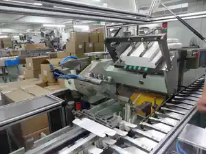 Electric High Performance Automatic Small Box Packing Machine Carton For Chalk Pen Pencil