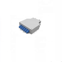 Boîtier de terminaison de fibre optique DIN Rail Mount ODF, panneau de brassage fibre optique 6/12/24/48 ports, adaptateur LC, FTTH POE GSM, 48 cœurs