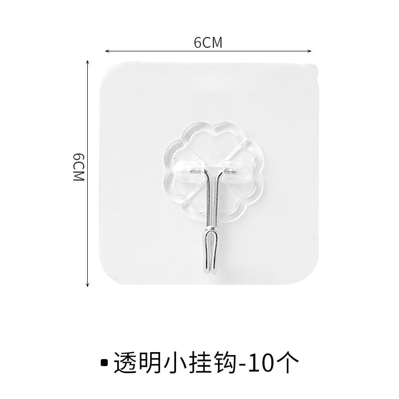 Transparent Mini Hooks [Pack of 10]