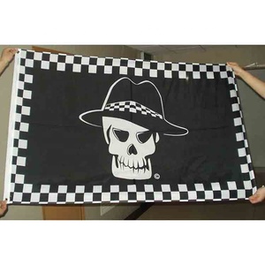 Promozionali di vendita caldo Su Ordinazione di Halloween <span class=keywords><strong>Pirati</strong></span> <span class=keywords><strong>Dei</strong></span> Caraibi All'aperto bandiera/bandiera - Product Image 4