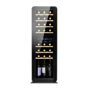 Nuovi prodotti 2023 frigorifero per vino refrigeratore elettrico per vino Dual Zone Narrow Usa 110V Bar & Wine Chiller
