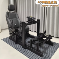 Simulador de Carreras a Buen Precio, Estructura de Aluminio 3060 para Juegos de Conducción, Versión Básica, Simulador de Carreras con Transmisión Directa