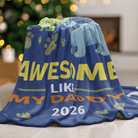 Couverture personnalisée en polyester 100% imprimée numériquement avec des dinosaures, couverture en flanelle douce pour enfants, couverture légère pour lit d'enfant