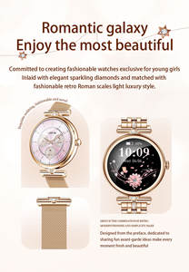 Montre intelligente AK73 AMOLED Classique pour femmes Santé féminine <span class=keywords><strong>Cycle</strong></span> <span class=keywords><strong>menstruel</strong></span> Fréquence cardiaque Sport Assistant vocal IA <span class=keywords><strong>Calendrier</strong></span> - Product Image 4