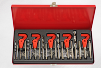 Kit de réparation de filetage 131 pièces M5M6M8M10M12 outil combiné de réparation de filetage automobile outils automobiles pour la réparation de voiture à trou endommagé