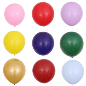 Ballon de 18 pouces en latex mat épaissi flottant pour fête d'anniversaire de mariage Ballon de célébration de Noël pour pièce <span class=keywords><strong>vide</strong></span> - Product Image 2