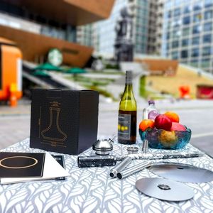 Premium Original alemán Hookah Steamulation x-pansion Mini Carbon Silver Leaf Chicha elegante interior Hookah Shop Lounge Shisha - Product Image 2