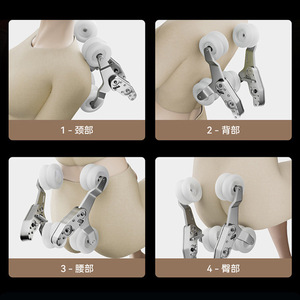 Fauteuil de massage corporel complet AUX B60 avec rail SL et mains robotiques 4D pour usage domestique - Product Image 3