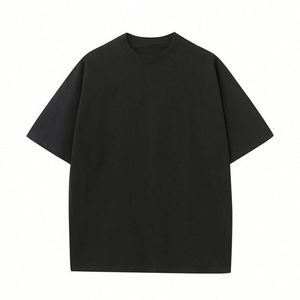 Custom Embroidery Printing Men's T-<b>Shirt</b> 270g Cotton Crew Neck Short Sleeve Plus Size Loose Trend T-<b>Shirts</b> - Product Image 5