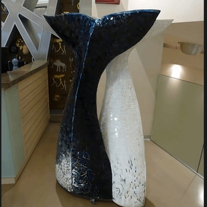 Sợi thủy tinh lớn đầu cá mập oceanarium điêu khắc nhà hàng treo tường trang trí đồ trang trí dạ quang trung tâm mua sắm - Product Image 3