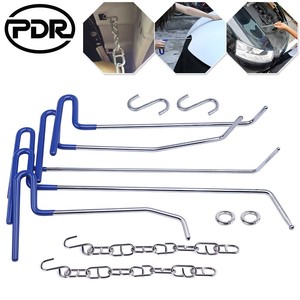 Super PDR Tool Juego <span class=keywords><strong>de</strong></span> varillas <span class=keywords><strong>de</strong></span> capó <span class=keywords><strong>de</strong></span> mano profesional <span class=keywords><strong>Kit</strong></span> <span class=keywords><strong>de</strong></span> reparación <span class=keywords><strong>de</strong></span> eliminación <span class=keywords><strong>de</strong></span> abolladuras <span class=keywords><strong>de</strong></span> coche para quitar abolladuras Varilla <span class=keywords><strong>de</strong></span> gancho <span class=keywords><strong>de</strong></span> mano DIY - Product Image 1