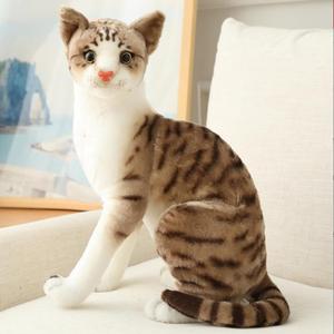 Sống động như thật Siamese mèo đồ chơi sang trọng mô phỏng mèo thú nhồi bông đồ chơi búp bê cuộc sống thực vật nuôi đồ chơi trang trí nội thất Quà Tặng - Product Image 4