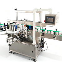 Machine d'étiquetage double face pour ligne d'assemblage à grande vitesse