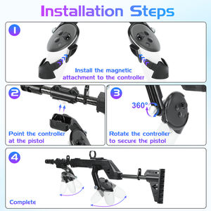Honcam Magnetic VR Gun Stock Rifle Grip VR Stock Controller Accessoires pour Quest 3 - Product Image 4