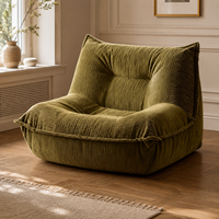 Sofá Cama Modular Convertible de Tela para Sala de Estar, Estilo Moderno, Reclinable, Relleno de Esponja, para Descanso y Ocio