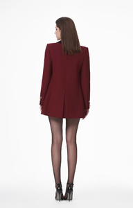 เสื้อแจ็คเก็ตเบลเซอร์สำหรับผู้หญิงขายดีเสื้อบอลคอปกผ้าคุณภาพสูงออกแบบได้เองจากโรงงาน Enzo & LEO เวียดนาม - Product Image 5