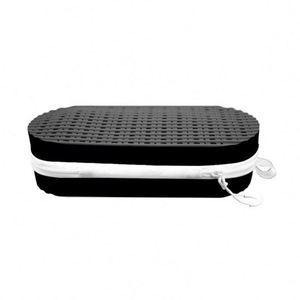 Sac de maquillage en silicone léger et portable avec poignée souple, pochette cosmétique durable et imperméable avec fermeture à glissière - Product Image 6