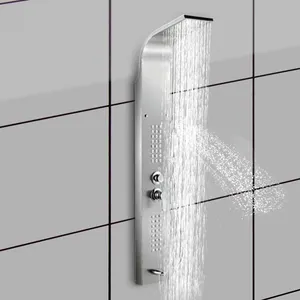 Hot Sell Badezimmer Edelstahl Dusch paneel Wand Dusch paneel Wasserfall Dusch paneel