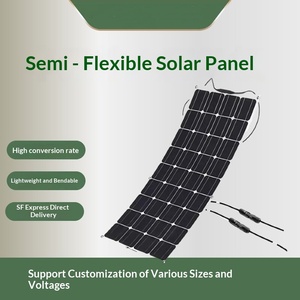 <span class=keywords><strong>Panneau</strong></span> solaire photovoltaïque flexible en silicium monocristallin, protection IP65, 18-36V, <span class=keywords><strong>pour</strong></span> camping-car, tricycle électrique, tente, recharge de <span class=keywords><strong>voiture</strong></span> - Product Image 2