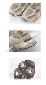 Zapatillas de Deporte Retro de Lujo de Diseñador, Antideslizantes, Casuales, con Cierre de Cordones, Transpirables, Modelo 9060, para Caminar, Nuevas - Product Image 4