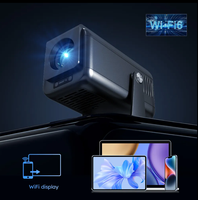 Projecteur IHOMELIFE Ismart V1, luminosité 300 ANSI lumens, technologie LCD 1080P native, haut-parleurs intégrés, portable pour films en famille