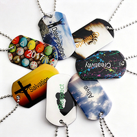 Collier personnalisé en métal électroplaqué gravé pour chien – Plaque d'identification personnalisée pour événements et compétitions, pendentif anti-perte, résistant aux UV
