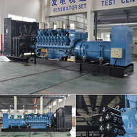 MTU 16V4000G23 20V4000G23 Generator Tenaga Diesel Berkapasitas Tinggi 2500kVA & 1400kVA untuk Pembangkit Listrik