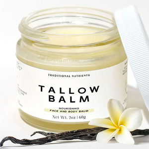 FDA-zertifizierter Feuchtigkeit creme hersteller Bio-Grass-gefütterter geschlagener Rinder talg und Honig balsam für trockene Körper hände - Product Image 6