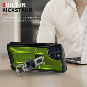 Pantser Schokbestendige Magnetische 360 Bescherming Stand Telefoon Hoesje Voor <span class=keywords><strong>Iphone</strong></span> 14 Pro Max Backcover Met Flesopener - Product Image 2