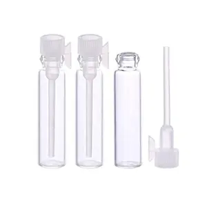 customized small 1 ml vial for glass perfume bottle packaging