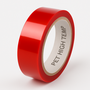 Chịu nhiệt độ cao Pet <span class=keywords><strong>Red</strong></span> Silicone băng dính cho thiết bị điện tử cách nhiệt và nhiệt niêm phong - Product Image 5