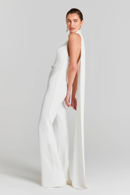 オールインワン・サロペット PATOU Women Jumpsuits JU0030017001W WHITE Second-Hand Odd Muse White Jumpsuits | By Rotation UK