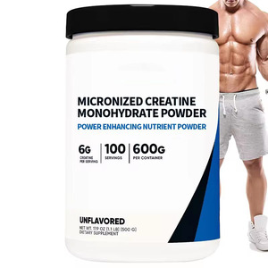Créatine monohydrate micronisée en poudre, marque <span class=keywords><strong>NICEME</strong></span>, best-seller pour adultes, végétalienne, sans sucre ajouté, favorise l'augmentation de l'énergie et de l'endurance - Product Image 1