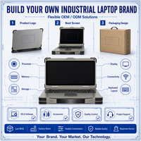 Laptop Robusta para Sala de Control Móvil, 13900H RTX4060, 15.6 Pulgadas, Multi-entrada, Pantalla Triple, Laptop Industrial de Alta Resistencia, Sistema Portátil